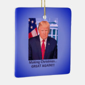 再びクリスマスを作るド素晴らしナルドトランプ!!! セラミックオーナメント (右)