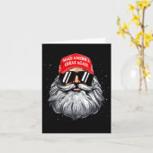 再びクリスマスを素晴らし作るおもしろいクリスマス カード (黄色い花)