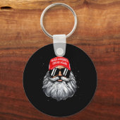 再びクリスマスを素晴らし作るおもしろいクリスマス キーホルダー (正面)