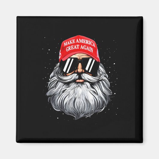 再びクリスマスを素晴らし作るおもしろいクリスマス マグネット (正面)