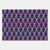 再びクリスマスを素晴らし作る | トランプおもしろい ラッピングペーパーシート (正面3)