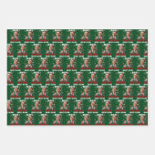 再びクリスマスを素晴らし作る | トランプおもしろい ラッピングペーパーシート (正面2)