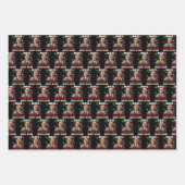 再びクリスマスを素晴らし作る | トランプおもしろい ラッピングペーパーシート (正面)