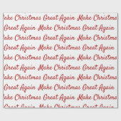 再びクリスマスを素晴らし作る ラッピングペーパー (フラット)