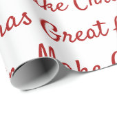 再びクリスマスを素晴らし作る ラッピングペーパー (ロールコーナー)