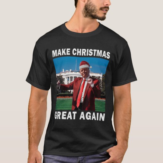 再びクリスマスを素晴らし作る Tシャツ (正面)