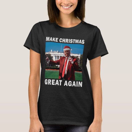 再びクリスマスを素晴らし作る Tシャツ (正面)