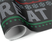 再びクリスマス素晴らしをおもしろい醜いクリスマスにする ラッピングペーパー (ロールコーナー)