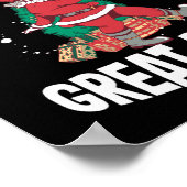 再びクリスマス素晴らしをおもしろい飾る ポスター (角)