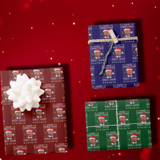 再びクリスマス素晴らしをクリスマスおもしろいトランプ ラッピングペーパーシート