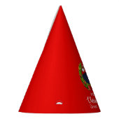 再びクリスマス素晴らしをトランプMAGAギフトおもしろいにする パーティーハット (左)