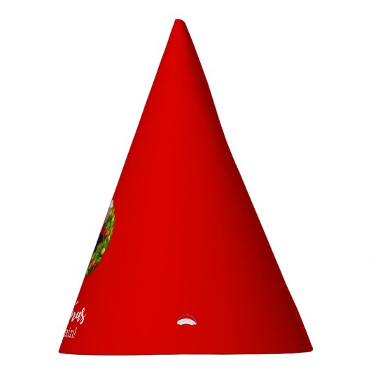 再びクリスマス素晴らしをトランプMAGAギフトおもしろいにする パーティーハット (右)