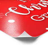 再びクリスマス素晴らしをトランプMAGAギフトおもしろいにする フォトプリント (角)