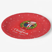 再びクリスマス素晴らしをトランプMAGAギフトおもしろいにする ペーパープレート (アングル)