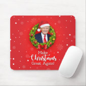 再びクリスマス素晴らしをトランプMAGAギフトおもしろいにする マウスパッド (マウス)