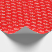 再びクリスマス素晴らしをトランプMAGAギフトおもしろいにする ラッピングペーパー (角)