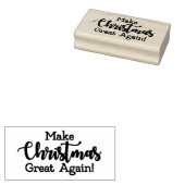 再びクリスマス素晴らしをトランプMAGAギフトおもしろいにする ラバースタンプ (押印)