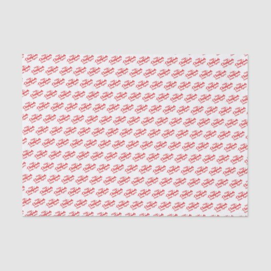 再びクリスマス素晴らしをトランプMAGAギフトおもしろいにする 薄葉紙 (正面)