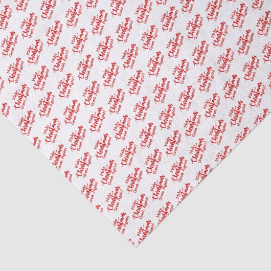 再びクリスマス素晴らしをトランプMAGAギフトおもしろいにする 薄葉紙 (詳細)