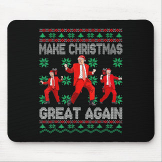 再びクリスマス素晴らしを作るサンタトランプクリスマス マウスパッド