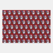 再びクリスマス素晴らしを切り開くマガ ラッピングペーパーシート (正面)