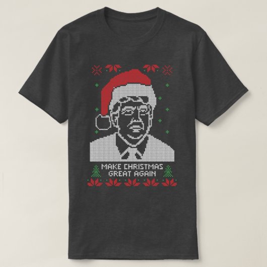 再びクリスマス素晴らしを切り開く Tシャツ (デザイン正面)