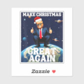 再びクリスマス素晴らしクリスマスを醜くおもしろいする シール (シート)