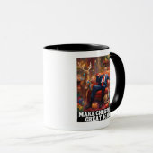 再びクリスマス素晴らしクリスマスを醜くおもしろいする マグカップ (正面右)