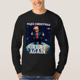 再びクリスマス素晴らしクリスマスを醜くおもしろいする Tシャツ
