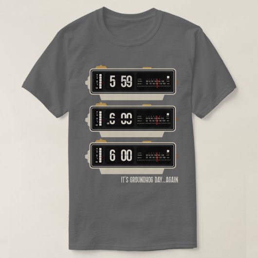 再びグランドホッグの日 Tシャツ (デザイン正面)