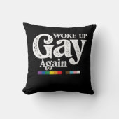 再びゲイとして目覚めた LGBTプライドを応援 クッション (正面)