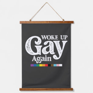 再びゲイとして目覚めた LGBTプライドを応援 吊り下げ型タペストリー