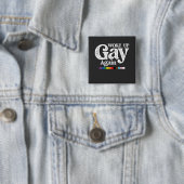 再びゲイとして目覚めた LGBTプライドを応援 缶バッジ (インサイチュ)