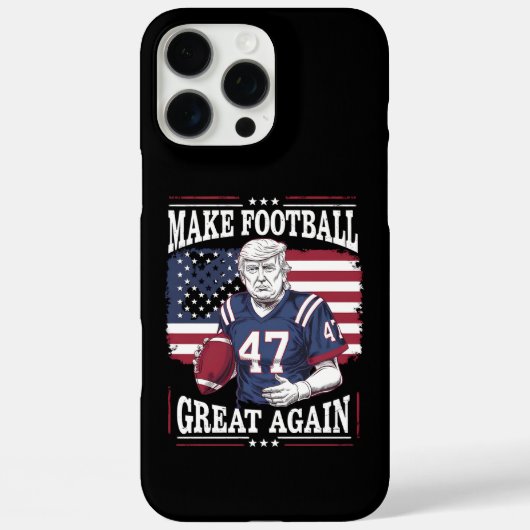 再びサッカー素晴らしをヴィンテージUSA国旗のトランプ Case-Mate iPhoneケース (裏面)