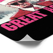 再びサンタク素晴らしラースおもしろいトランプ ポスター (角)