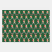 再びサンタトラ素晴らしンプのクリスマスを醜くする ラッピングペーパーシート (正面3)
