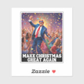 再びサンタハッ素晴らしトおもしろいトランプ シール (シート)