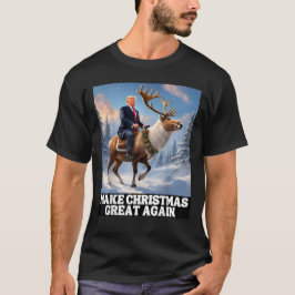再びサンタハッ素晴らしトおもしろいトランプ Tシャツ