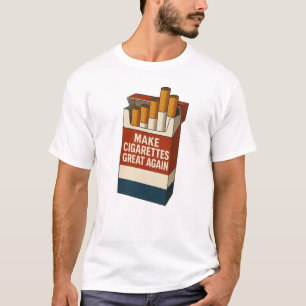 再びタバコを素晴らし吸う Tシャツ