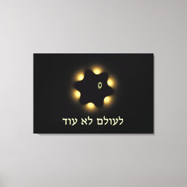 再びダビデのフラクタル星ではない キャンバスプリント