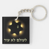 再びダビデのフラクタル星ではない キーホルダー (裏面)