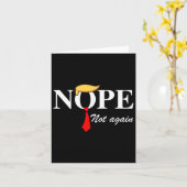 再びトランプおもしろいアパレルNope再びトランプ カード (黄色い花)