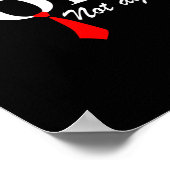 再びトランプおもしろいアパレルNope再びトランプ ポスター (角)