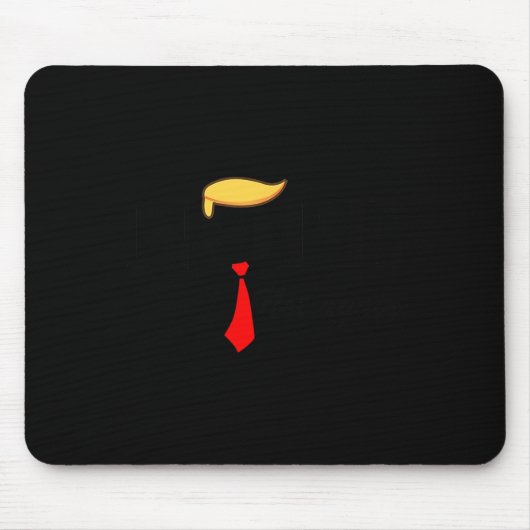 再びトランプおもしろいアパレルNope再びトランプ マウスパッド (正面)