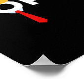 再びトランプおもしろいウィッグの政治衣装デモしない ポスター (角)