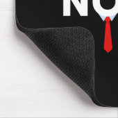 再びトランプおもしろいウィッグの政治衣装デモしない マウスパッド (コーナー)