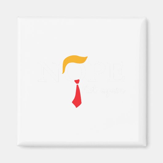 再びトランプおもしろいバイデン氏民主党米国選挙 マグネット (正面)