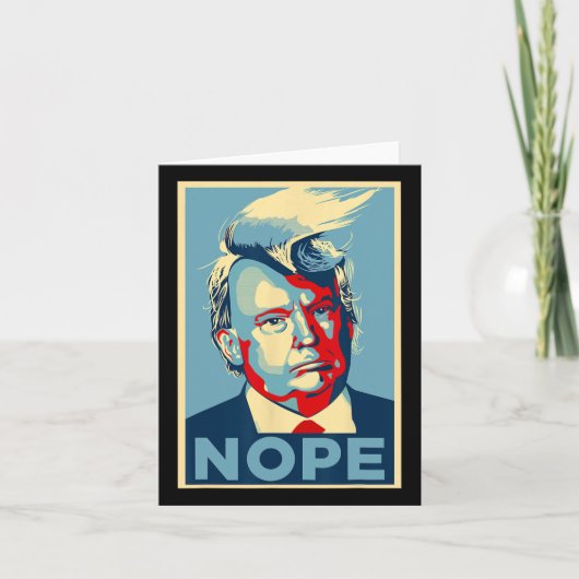 再びトランプおもしろい2024 カード (正面)