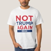 再びトランプしない2024 Tシャツ (正面)
