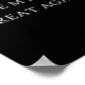 再びトランプ素晴らしケガおもしろいを回復させる ポスター (角)